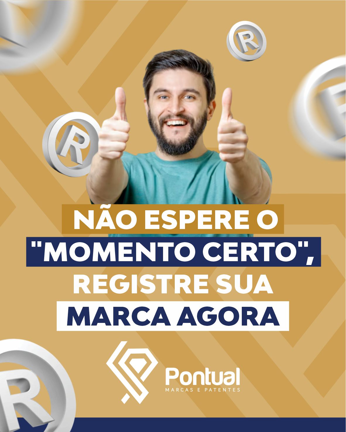Não espere o "momento certo", registre sua marca agora