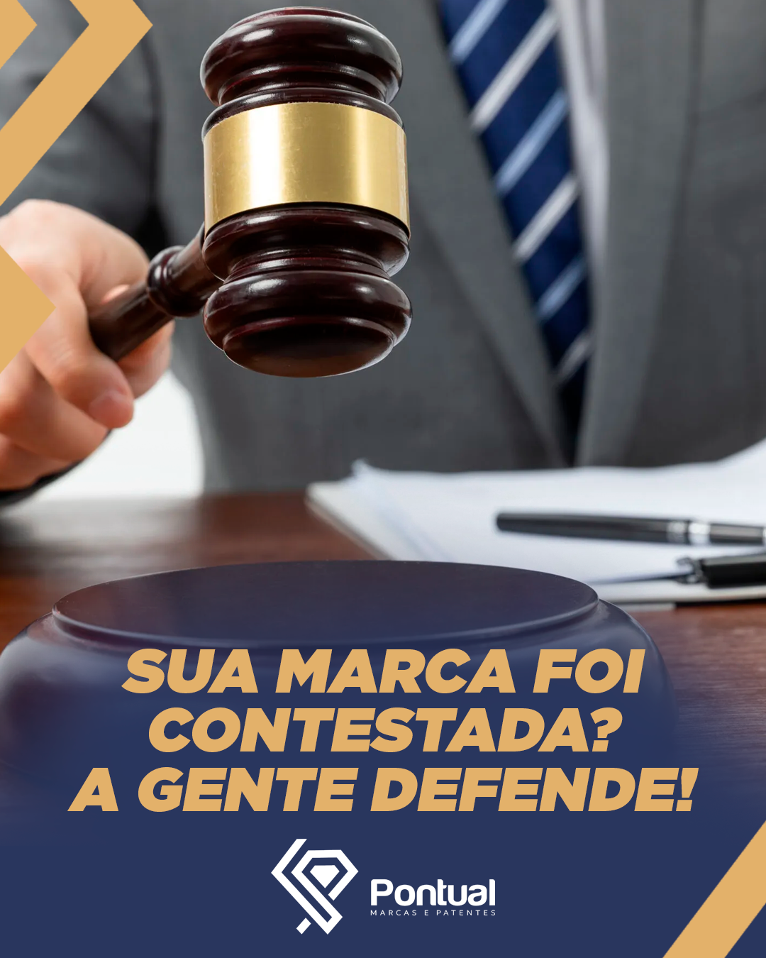 Sua marca foi contestada? A gente defende!